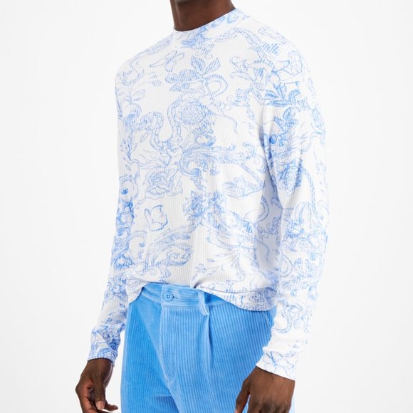 INC International Concepts Other - INC International Concepts Men's Cherub Luxe Sweatshirt, White Pure, XXL